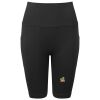Women’s TriDri® ribbed seamless '3D Fit' cycle shorts Thumbnail